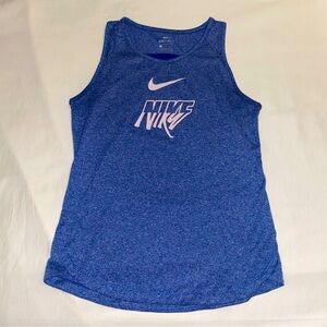 Heather Blue Nike Dri-Fit Tank Top